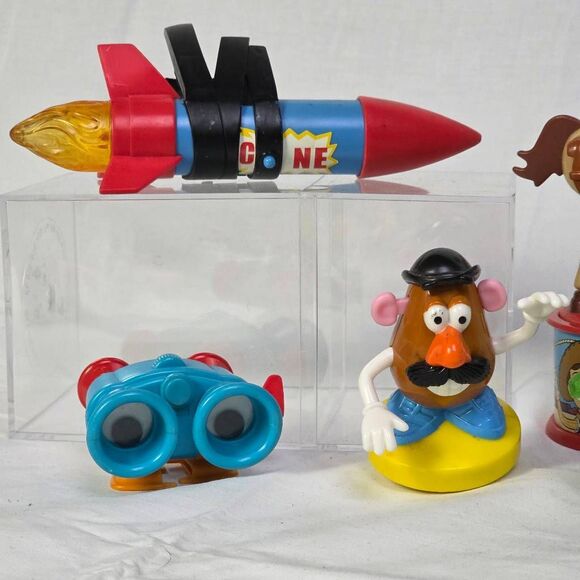 Toy Story Figure Lot Buzz Woody Rex Mr Potato Head Rocket - Picture 5 of 6